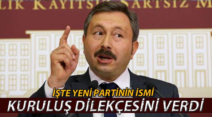 İdris Bal yeni parti kuruluşu için dilekçe verdi