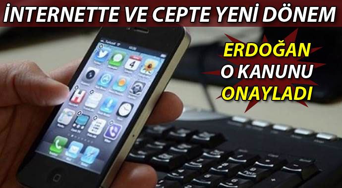 Cumhurbaşkanı Erdoğan E-ticaret Kanunu'nu onayladı Cumhurbaşkanı Erdoğan E-ticaret Kanunu'nu onayladı