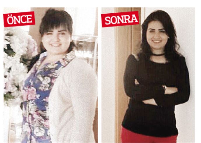 110 kilodan 65'e düştü! 110 kilodan 65'e düştü!