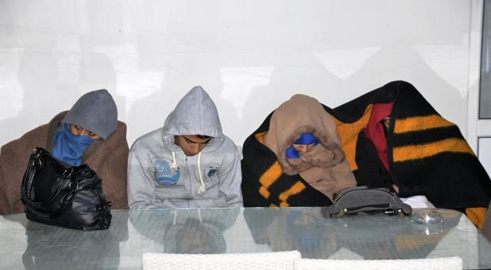 Çocuk kaptan 11 mülteciyi kaçırırken yakalandı Çocuk kaptan 11 mülteciyi kaçırırken yakalandı