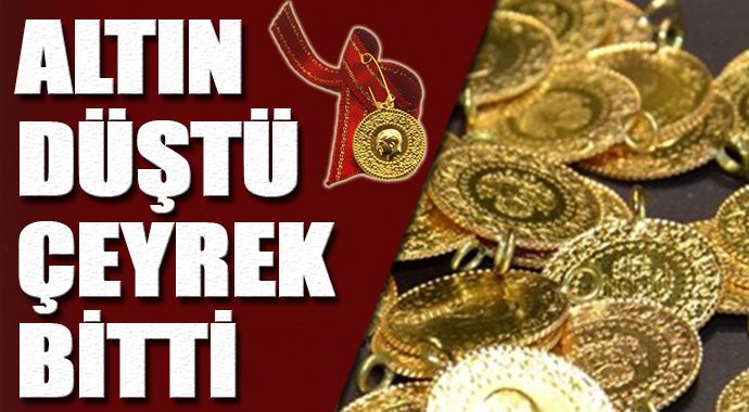 Altın ucuzlayınca çeyrek kalmadı, son çeyrek fiyatı! Altın ucuzlayınca çeyrek kalmadı, son çeyrek fiyatı!