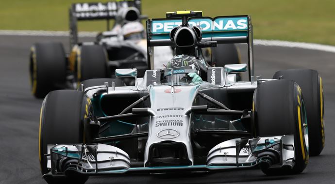 Brezilya'da ilk cep Rosberg'in Brezilya'da ilk cep Rosberg'in