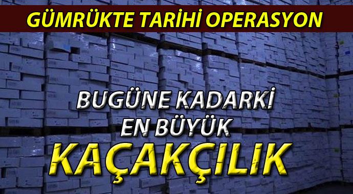 "Gümrükte bugüne kadar yapılan en büyük kaçakçılık" "Gümrükte bugüne kadar yapılan en büyük kaçakçılık"