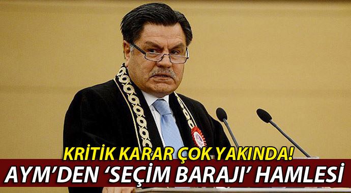 AYM'den 'seçim barajı' hamlesi AYM'den 'seçim barajı' hamlesi