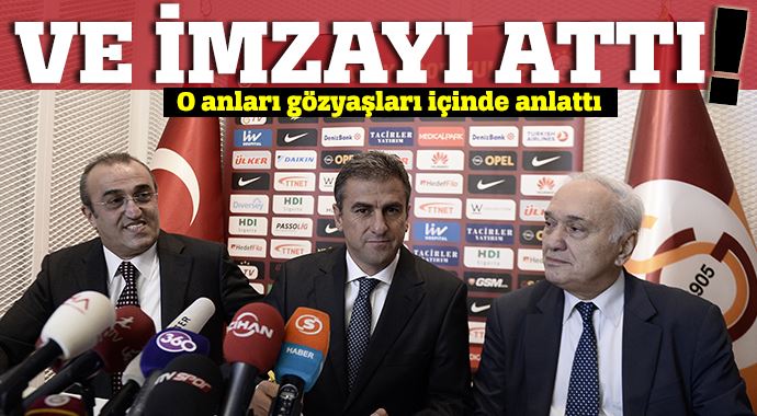 Hamza Hamzaoğlu imzayı attı Hamza Hamzaoğlu imzayı attı