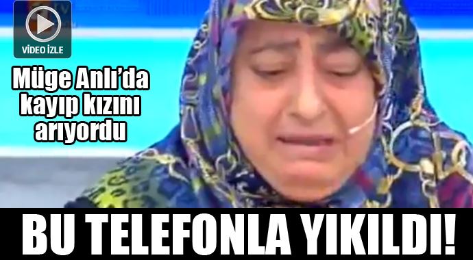 Müge Anlı'da kayıp kızını arayan aile bu telefonla yıkıldı Müge Anlı'da kayıp kızını arayan aile bu telefonla yıkıldı