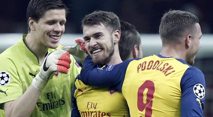Ramsey'in bu golüne arkadaşları da inanamadı Ramsey'in bu golüne arkadaşları da inanamadı