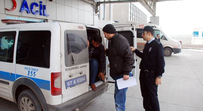 Davulun içinden uyuşturucu çıktı