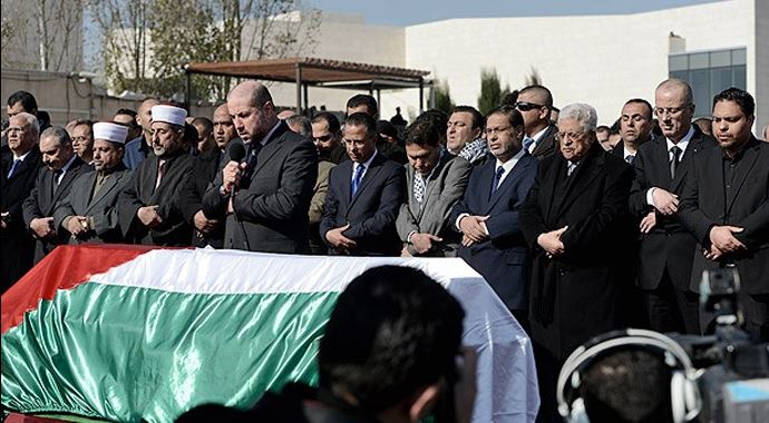 Filistinli bakan toprağa verildi