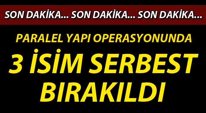 Paralel yapı operasyonunda 3 isim serbest Paralel yapı operasyonunda 3 isim serbest