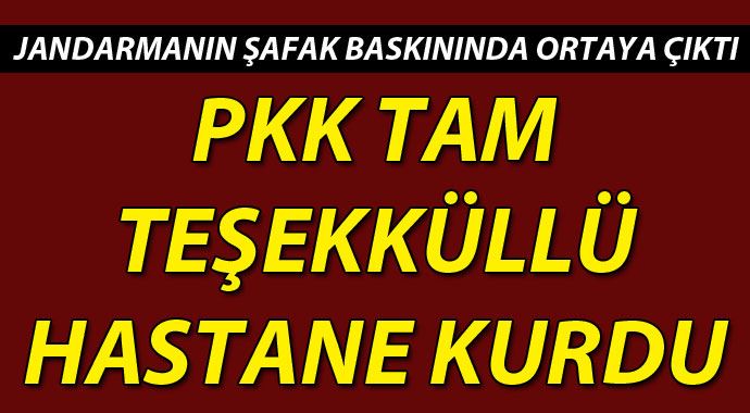 PKK köyde hastane kurdu