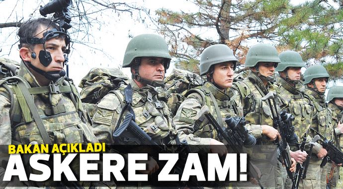 Askere yüzde 20 zam geliyor! Askere yüzde 20 zam geliyor!