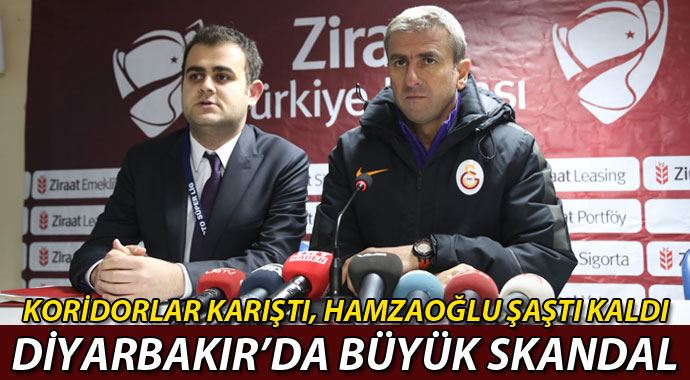 Diyarbakır BŞB-Galatasaray maçında skandal üstüne skandal Diyarbakır BŞB-Galatasaray maçında skandal üstüne skandal