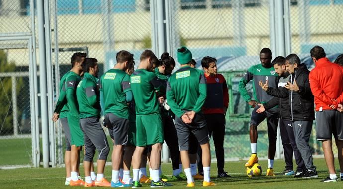 Bursaspor eksik çalıştı Bursaspor eksik çalıştı