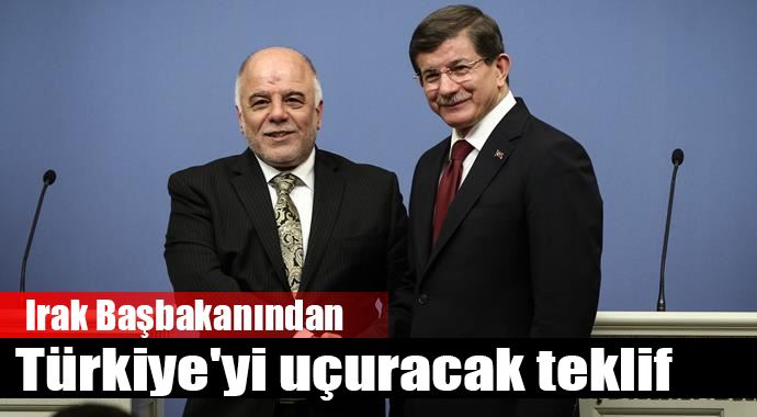 Irak Başbakanından Türkiye&#039;yi uçuracak teklif