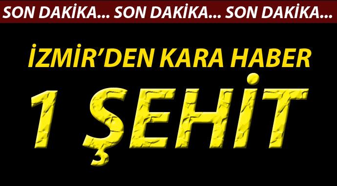İzmir Foça&#039;dan kara haber: 1 şehit