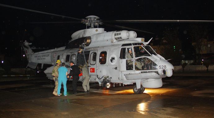 Keçi otlatmak için gitti, helikopterle döndü