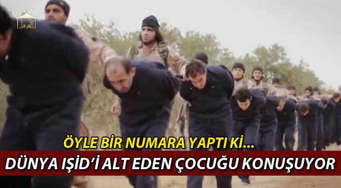 IŞİD&#039;in elinden kaçabilmek öyle bir numara yaptı ki...