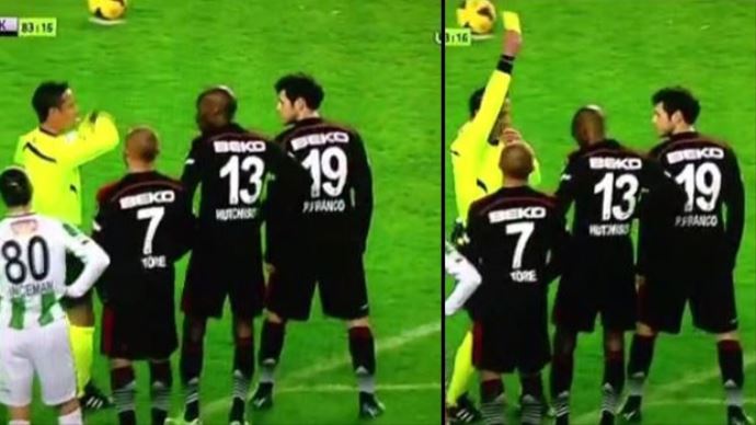 Beşiktaş'ta kırmızı kart gören Atiba derbide yok Beşiktaş'ta kırmızı kart gören Atiba derbide yok