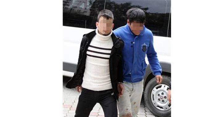 Polisleri demir profil ile hastanelik ettiler Polisleri demir profil ile hastanelik ettiler
