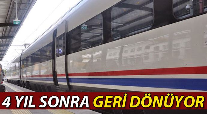 Adapazarı- İstanbul Ekspres treni 4 yıl sonra geri dönüyor