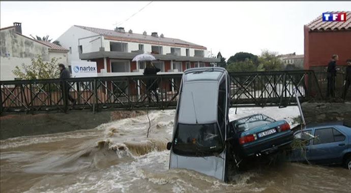 Fransa sele teslim: 5 ölü