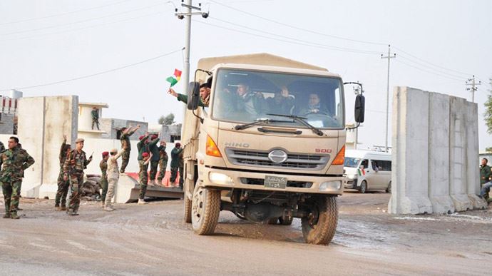 İkinci Peşmerge birliği Kobani'de İkinci Peşmerge birliği Kobani'de