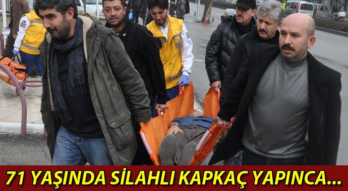 71'lik kapkaççı emniyette heyecandan bayıldı 71'lik kapkaççı emniyette heyecandan bayıldı