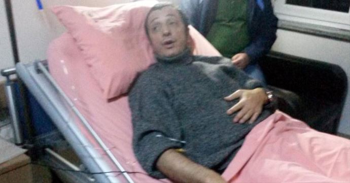 Trabzonsporlu yöneticiye demir çubukla saldırı Trabzonsporlu yöneticiye demir çubukla saldırı