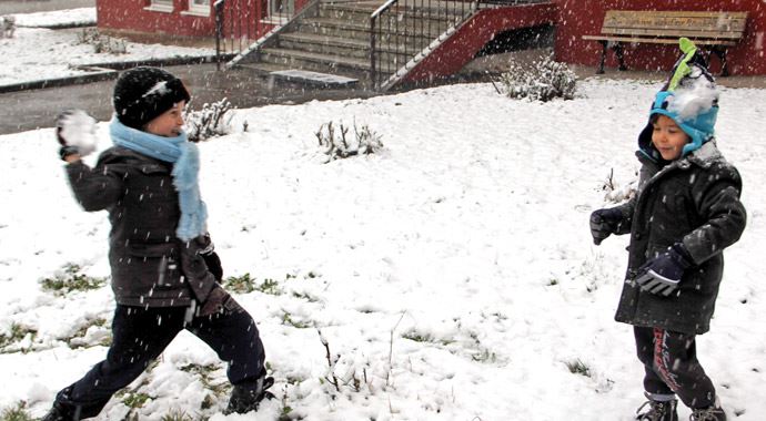 Tekirdağ'da okullara kar tatili Tekirdağ'da okullara kar tatili