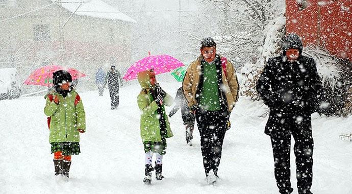 İşte okulların tatil edildiği iller İşte okulların tatil edildiği iller