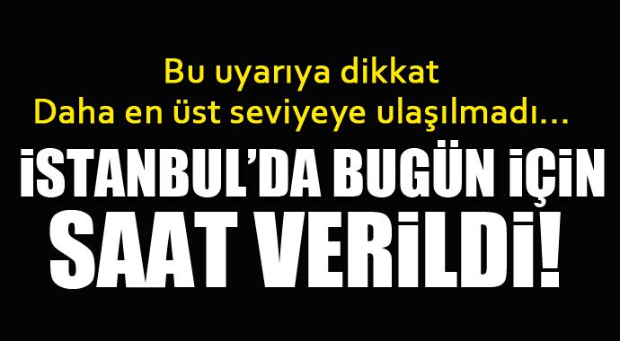 İstanbul&#039;da yağış ne kadar sürecek, bu saate dikkat!