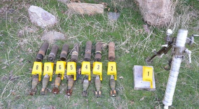 Hakkari'de cephanelik bulundu Hakkari'de cephanelik bulundu