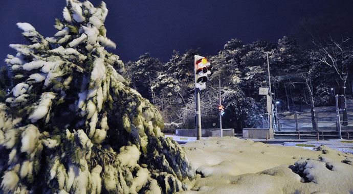 İstanbul&#039;da kar kalınlığı 8 santimi gördü, barajlar doldu