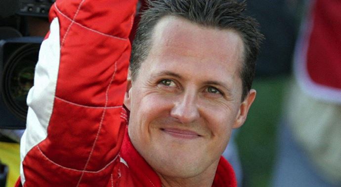 Schumacher çocuklarını görünce ağladı Schumacher çocuklarını görünce ağladı