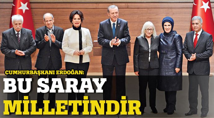 Erdoğan: 'Bu saray milletindir' Erdoğan: 'Bu saray milletindir'