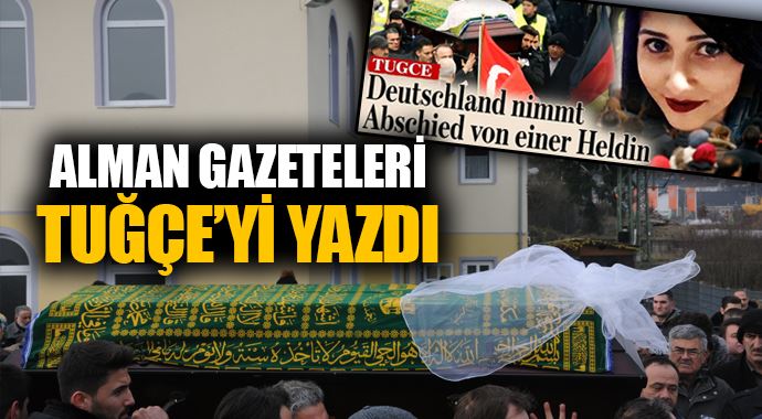 Alman gazeteleri kahraman Türk kızı Tuğçe&#039;yi yazdı