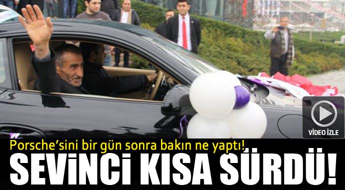 Porsche kazanan çiftçi traktörüne geri döndü Porsche kazanan çiftçi traktörüne geri döndü