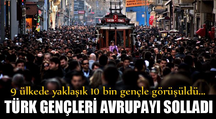 Türk gençleri Avrupa'yı solladı Türk gençleri Avrupa'yı solladı