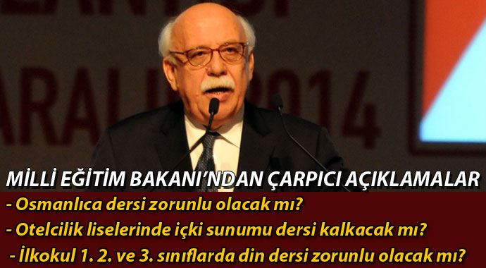 Milli Eğitim Bakanı Nabi Avcı&#039;dan çarpıcı açıklamalar