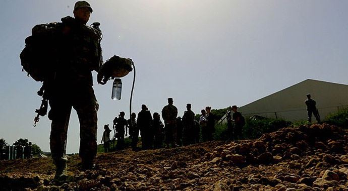 Hatay'da bir asker yaralandı
