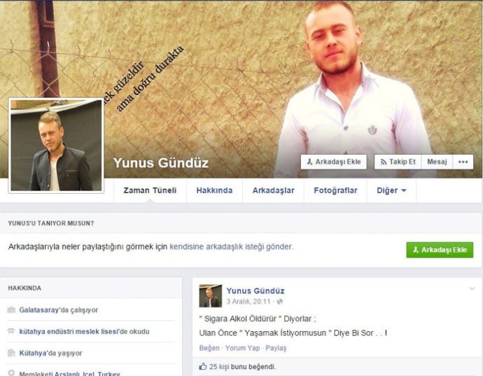 Facebook&#039;tan bunları yazdı 3 saat sonra öldü!