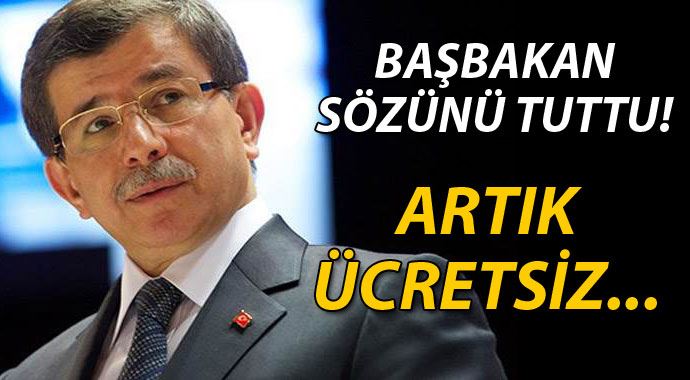 Başbakan'ın talimatıyla artık oraya giriş ücretsiz Başbakan'ın talimatıyla artık oraya giriş ücretsiz