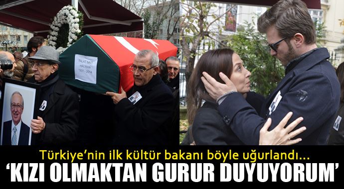 İlk Kültür Bakanı Talat Sait Halman son yolculuğuna uğurlandı İlk Kültür Bakanı Talat Sait Halman son yolculuğuna uğurlandı