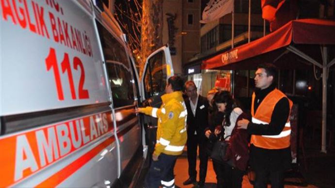 Beşiktaş&#039;ta yangın paniği
