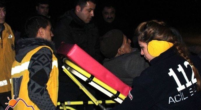 Şeker hastası, paletli ambulans ile kurtarıldı Şeker hastası, paletli ambulans ile kurtarıldı