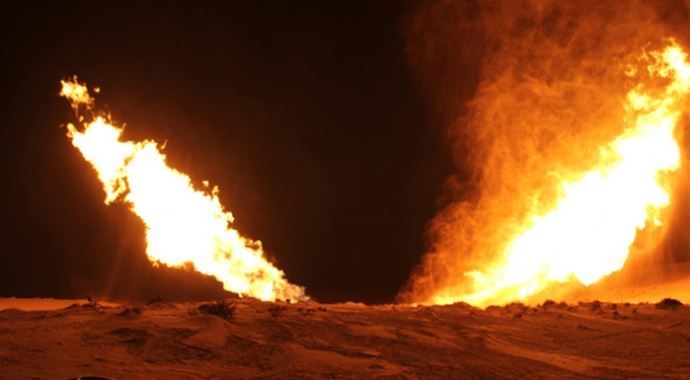 Mısır&#039;da doğalgaz hattına sabotaj