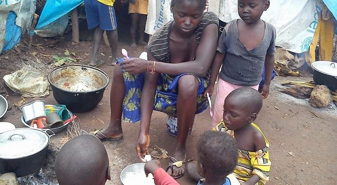 Orta Afrika Cumhuriyeti&#039;nde gıda kaynakları kurudu