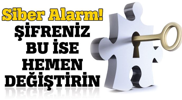 Şifreler artık 1-2-3-4-5 olmayacak