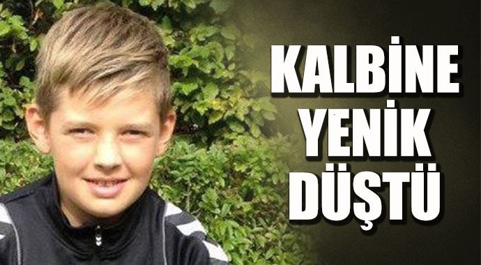 Geleceğin futbol yıldızı kalbine yenik düştü